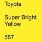 Preview: Toyota, Super Bright Yellow, 567.